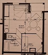 Appartment/Flat - AUSSOIS - STUDIO - CABINE - 26.03 M² + GARAGE + GRAND LOCAL