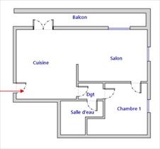 Appartment/Flat - LANSLEBOURG - APPARTEMENT 2/4 PERSONNES - 45.21 M²