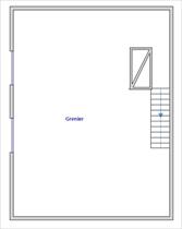 Appartement - LANSLEBOURG - GRENIER BRUT - 71.51 M² (106.65 M² AU SOL)