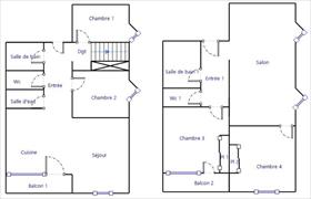 Appartement - BONNEVAL SUR ARC  - TRES BEL APPARTEMENT EN DUPLEX - 117.22 M²