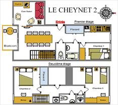 Appartement - CEILLAC - APPARTEMENT 6 PERS 3* LE CHEYNET2 L20