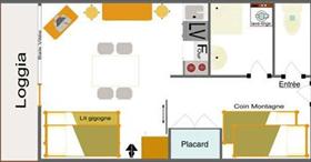 Appartement - CEILLAC - STUDIOS 4 PERS 3* LE THIOURE M1 M2 M4 M5