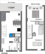 Appartement - CEILLAC - APPARTEMENT 5 PERS 2* LE CRISTILLAN I10